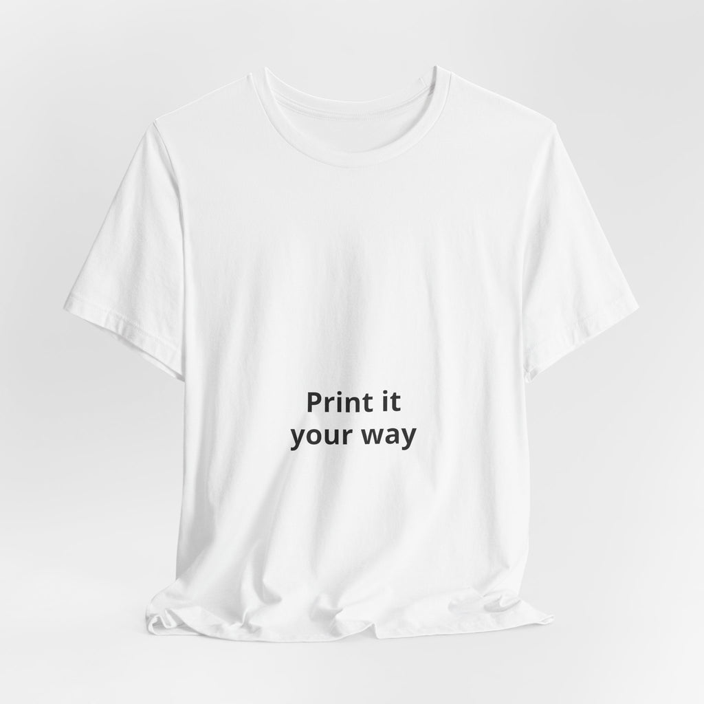 Unisex Jersey Short Sleeve Tee
