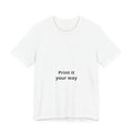 Unisex Jersey Short Sleeve Tee