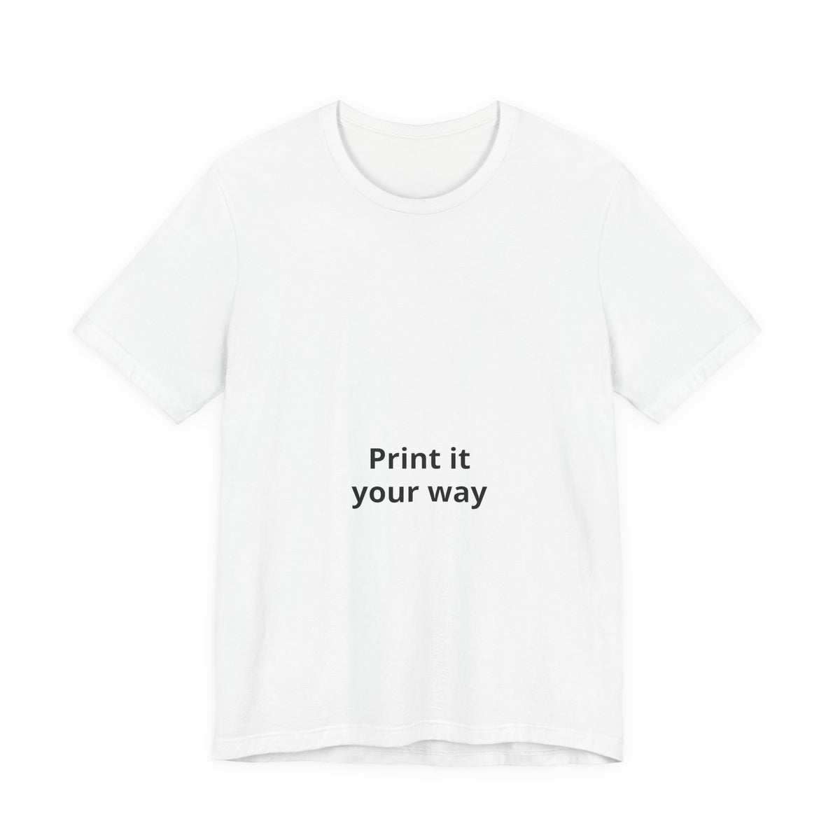Unisex Jersey Short Sleeve Tee